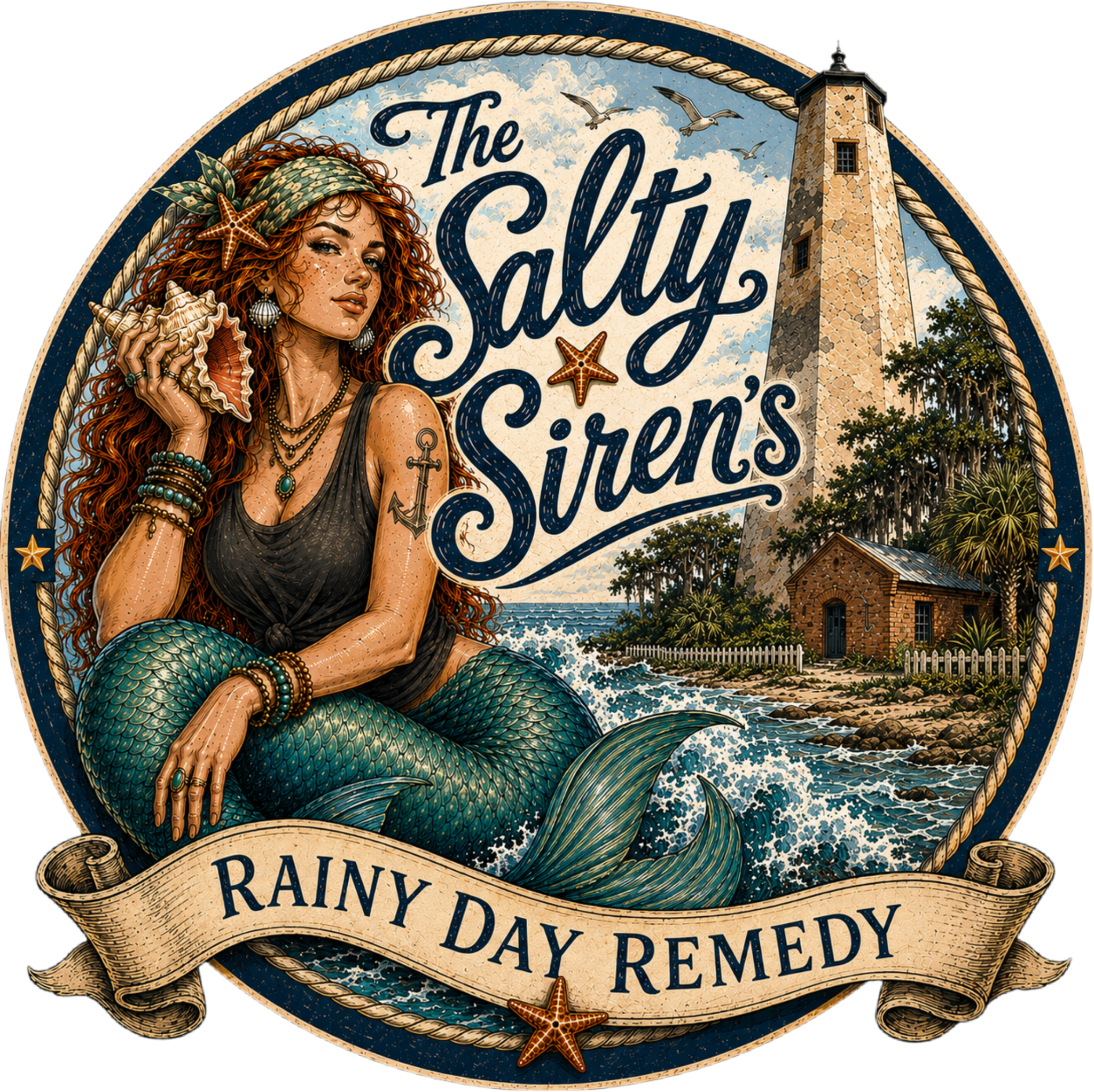 The Salty Siren's Rainy Day Remedy logo